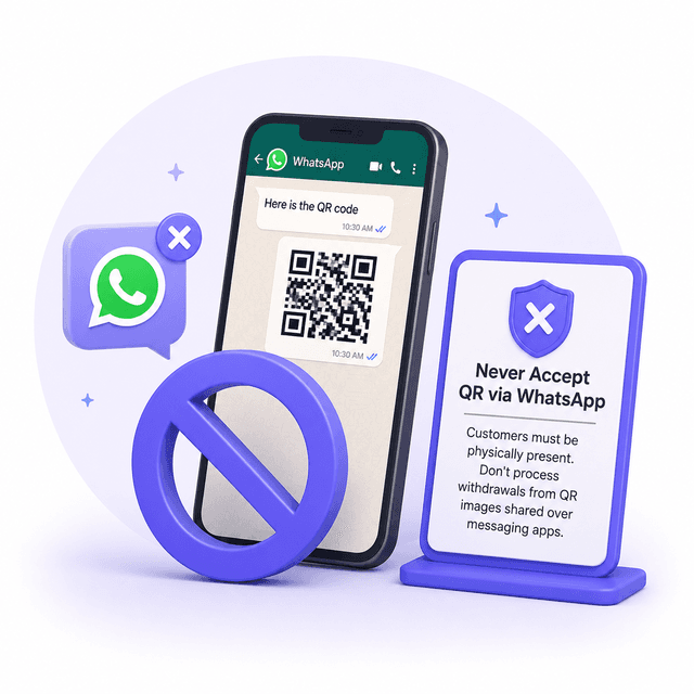 Never Accept QR via WhatsApp